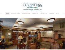 Tablet Screenshot of coventryseniorliving.com